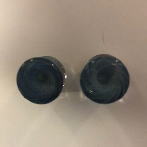 Blue Glass Plugs